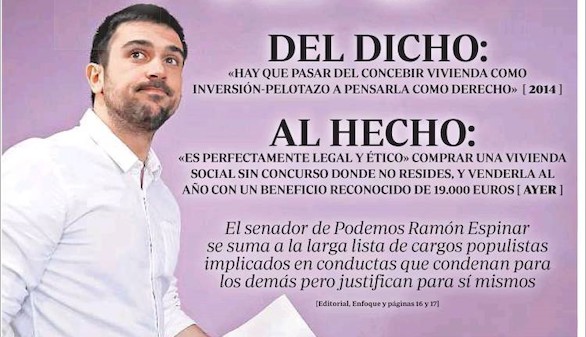 Ramón Espinar, la venganza