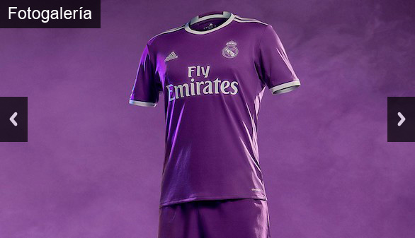 El Real Madrid recupera el púrpura para su segunda equipación