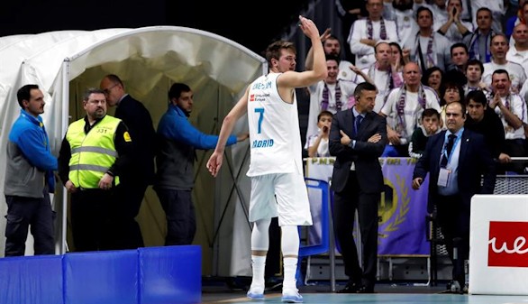 Euroliga. El Real Madrid sobrevive a la expulsión de Doncic