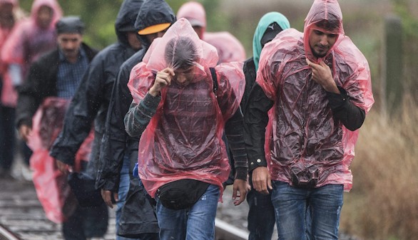 Nuevo récord de entrada de refugiados a Hungría: 3.601 este jueves