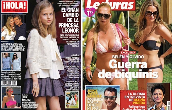 La 'guerra' de biquinis de Belén y Olvido