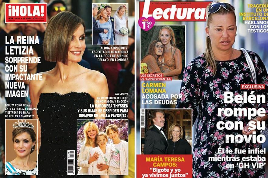 La Reina se corta la melena y Belén Esteban rompe con su novio