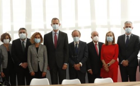 Éxito de la Fundación Ortega-Marañón con la presencia del Rey