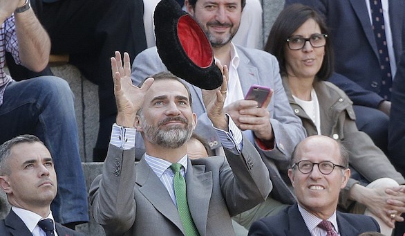 El Rey apoya los toros con su presencia en la primera corrida de San Isidro
