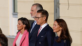 El presidente de Finlandia recibe a los Reyes durante su viaje oficial