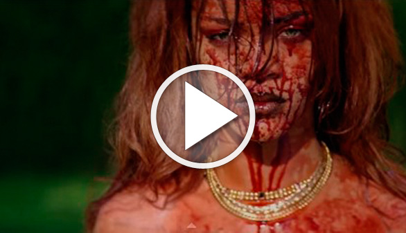 Rihanna, una asesina psicópata en su nuevo videoclip