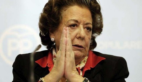 Rita Barbera recibe un sobre con una bala dentro