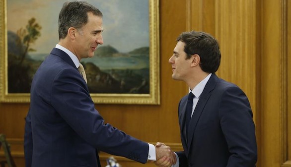 Rivera, al Rey: C's está dispuesto a 