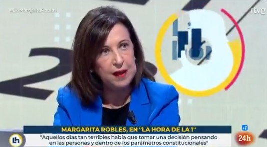 Robles recuerda a Belarra que 