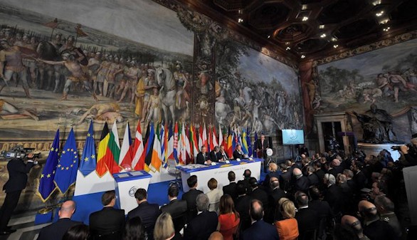 Los líderes de la UE piden unidad y rechazan los nacionalismos