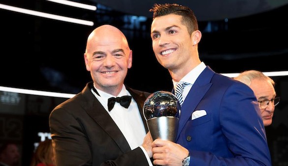 Ronaldo es el mejor jugador de 2016 para la FIFA