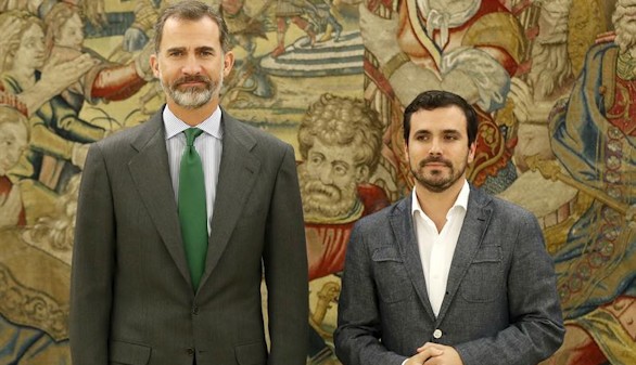 Garzón avisa al Rey: viene 