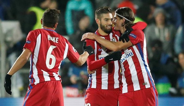 Carrasco mantiene el pleno del Atlético |0-1