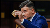 Esperpéntica intervención de Rufián contra Junts y Nogueras: 'Solo tengo ganas de llorar'