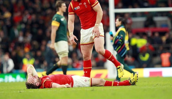 Mundial de rugby . Sudáfrica remonta ante Gales y es el primer semifinalista