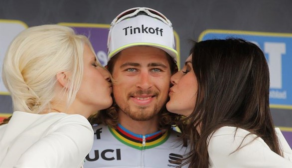 Sagan luce su campeonato del mundo y prosigue su conquista de Bélgica