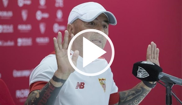 Sampaoli ya no esconde su fractura con el Sevilla: 