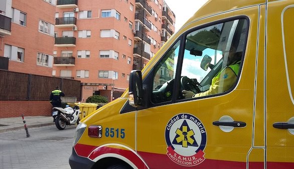 Cuatro heridos en un tiroteo en un piso de Madrid