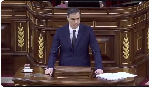 Alegato feminista de Sánchez en el Congreso: "Lo digo alto y claro: viva el 8 de marzo"
