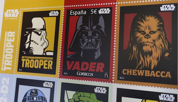 Correos se apunta al 40º aniversario de Star Wars con un sello conmemorativo
