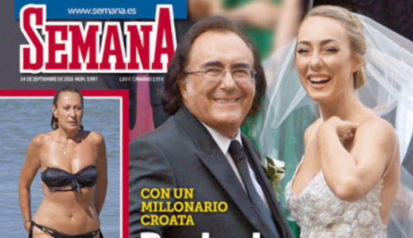 Crónica rosa. Al Bano y Romina casan a su otra hija