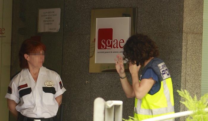 Prisión bajo fianza para tres socios de la SGAE