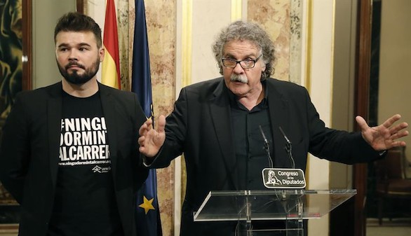 ERC reta a Rajoy a suspender la autonomía catalana