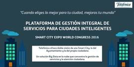 Telefónica presenta en Barcelona su plataforma Smart City