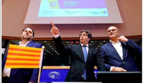 Plantón a los independentistas