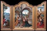 Joos van Cleve (Van der Beke). Tríptico de la Anunciación. Catedral de Santo Domingo de la Calzada. (La Rioja)