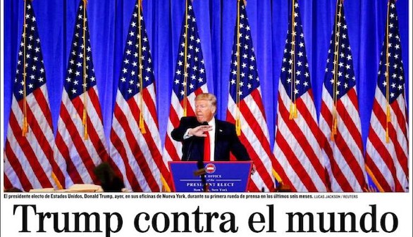 Trump contra el mundo, el mundo contra Trump