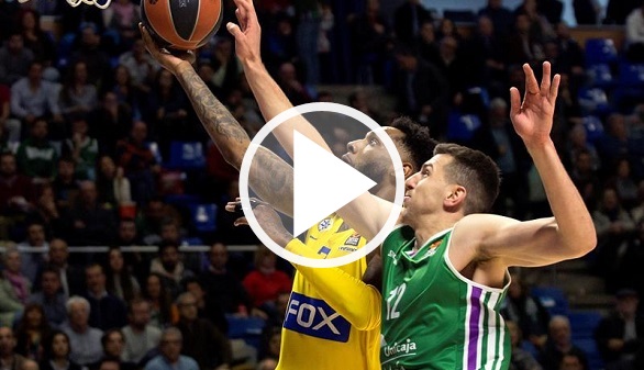 Euroliga. Unicaja domestica al Maccabi para sobrevivir | 83-69