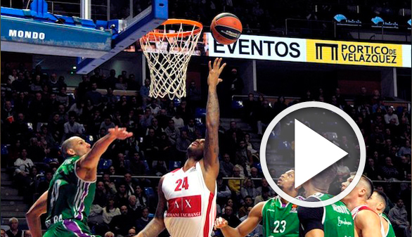 Euroliga. Unicaja se propulsa ante el Milan | 74-71