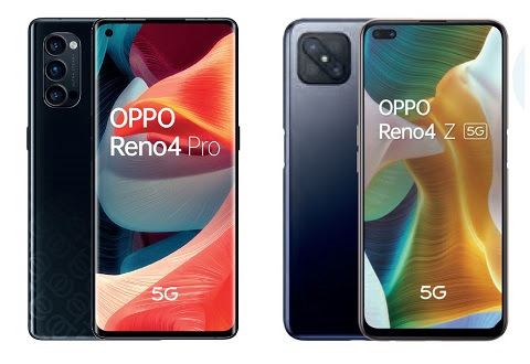 Los terminales OPPO Reno4 Pro 5G y OPPO Reno4 Z 5G, ya disponibles en Movistar