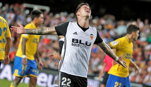 El Valencia supera a una Unión Deportiva con diez |1-0