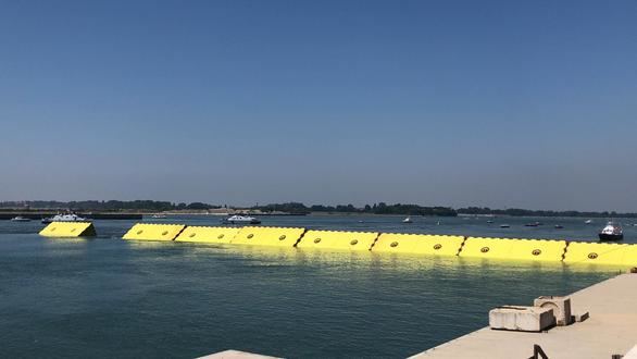 Venecia prueba las 78 compuertas que evitarán que vuelva a inundarse