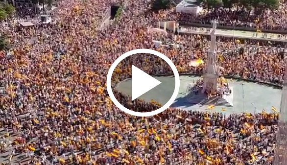 Vídeos virales. Así cantaron el ¡Viva España!