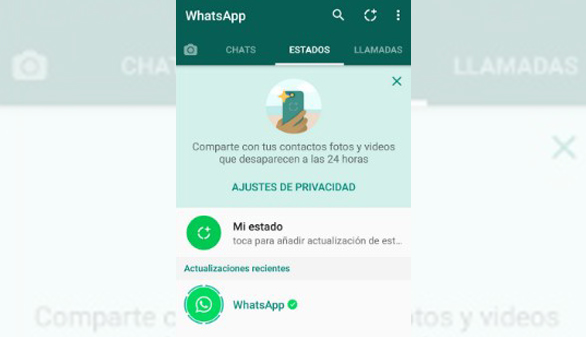 WhatsApp renueva las actualizaciones de estado con imágenes, vídeos y gifs