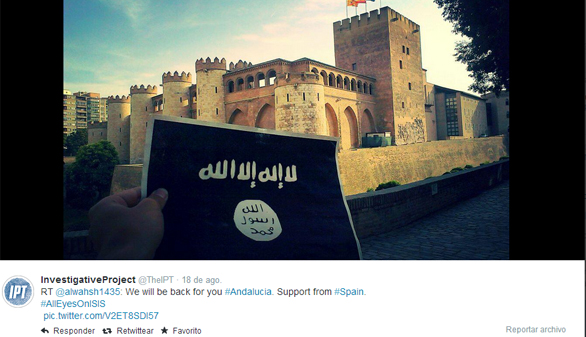 Imagen subida a Twitter reclamando Andalucía.
