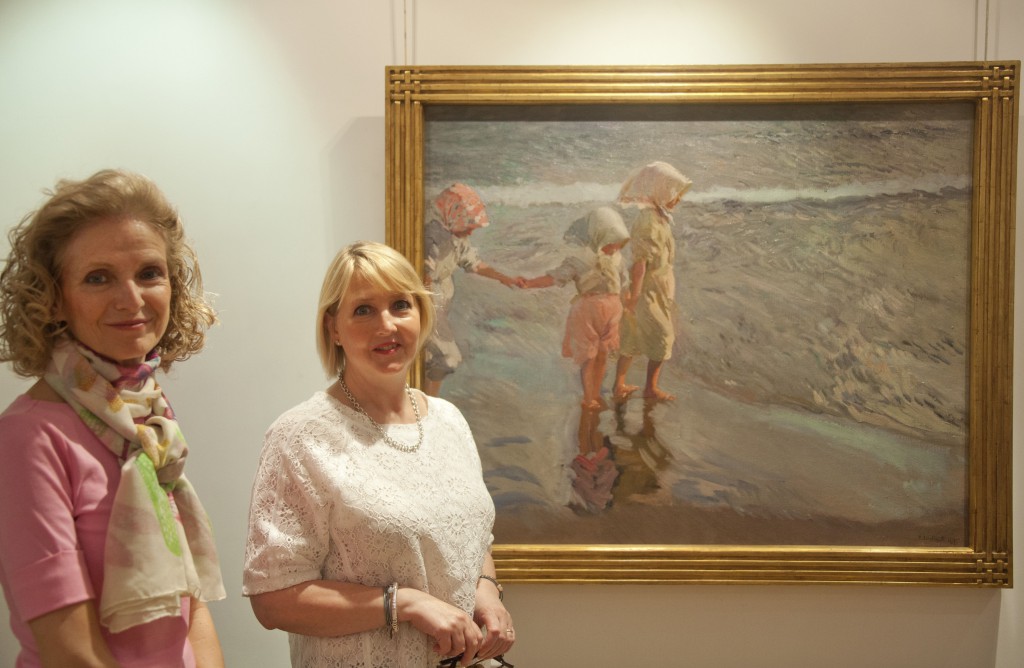 Pilar González de Gregorio (i), presidenta de Christie's España, y Alexandra McMorrow, jefa del departamento de arte europeo del siglo XIX en Christie's. Foto: EL IMPARCIAL