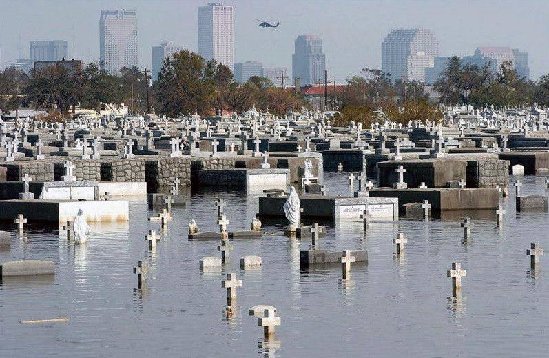 La ciudad de Nueva Orleans, tras el desastre del 'Katrina'. EFE