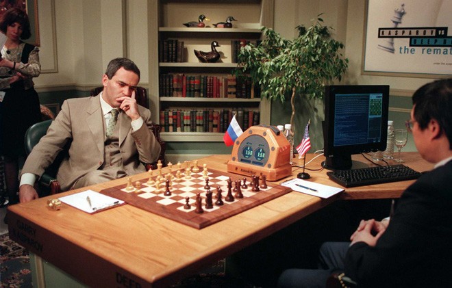 Entre 1996 y 1997 el ordenador Deep Blue derrotó al popular ajedrecista Garri Kasparov. | Kasparov.com