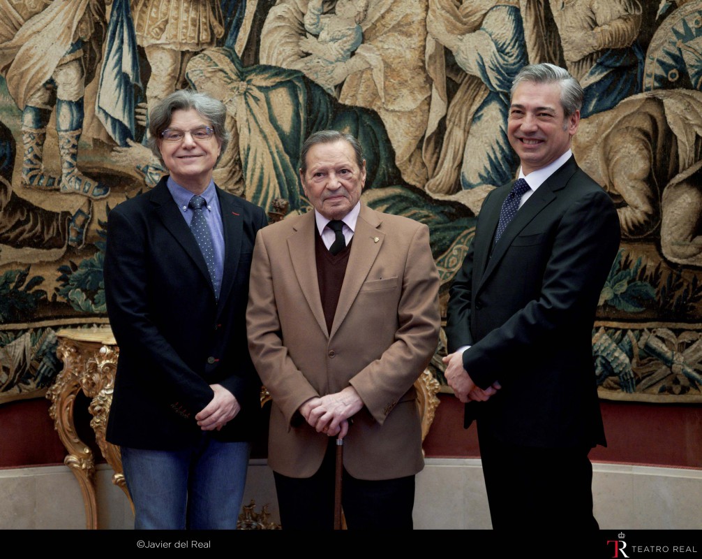 Hugo de Ana, Pedro Lavirgen y Nicola Luisotti