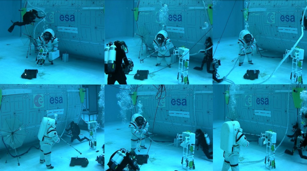 Simulación de un sexto de la gravedad terrestre / ESA