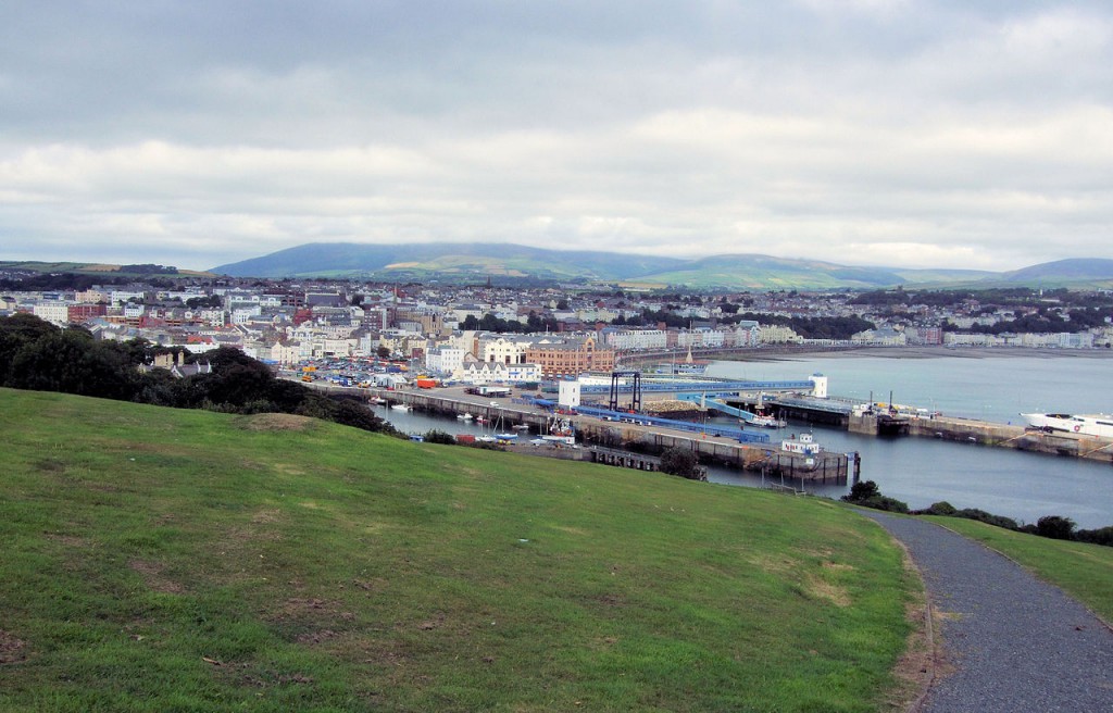 Douglas, capital de la Isla de Man.