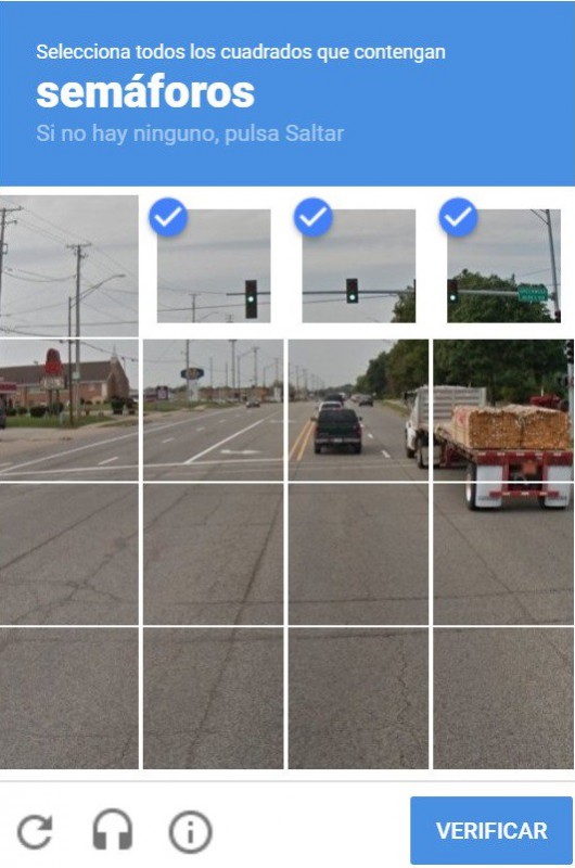 Con cada clic ayudamos a entrenar la IA de Google.