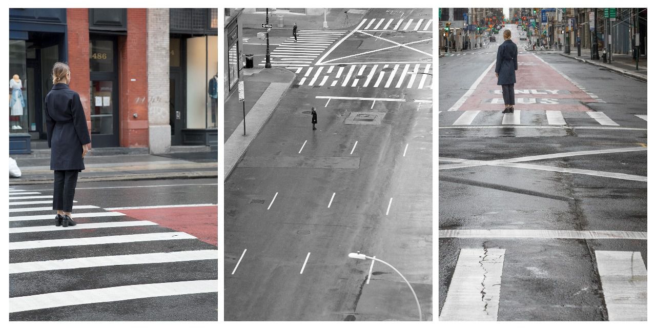 Barbara Probst, Exposición 152: Nueva York, Broadway y Broome Street, 04/18/2020, 10:46 h 2020. Cortesía de Kuckei + Kuckei, Berlín.