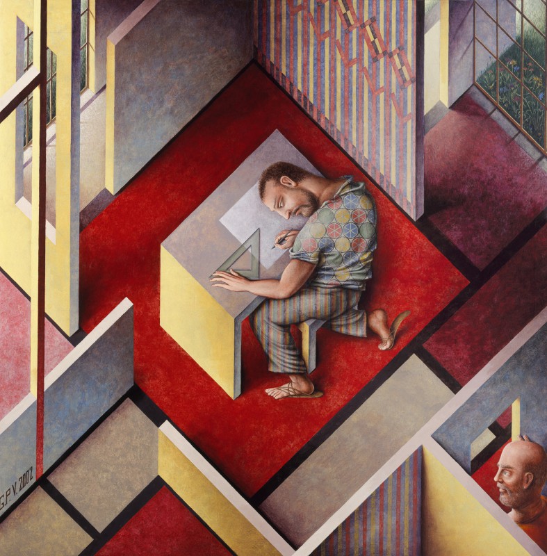 Guillermo Pérez Villalta - 'Hombre dibujado' (2002)