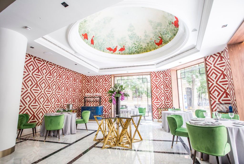 El salón principal del restaurante Coque.