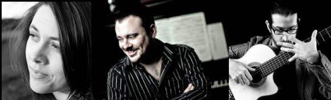 Florencia Bègue, Federico Lechner y Raúl Kiolio